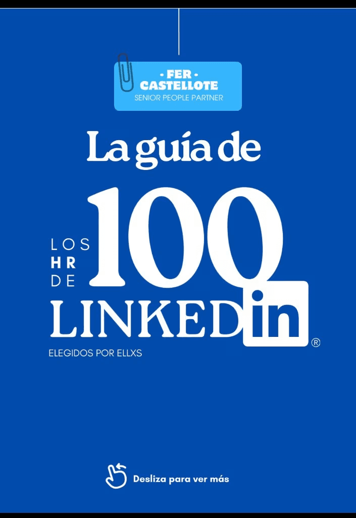 Cover of the 4th edition of the LinkedIn Top 100 HR Guide by Fer Castellote