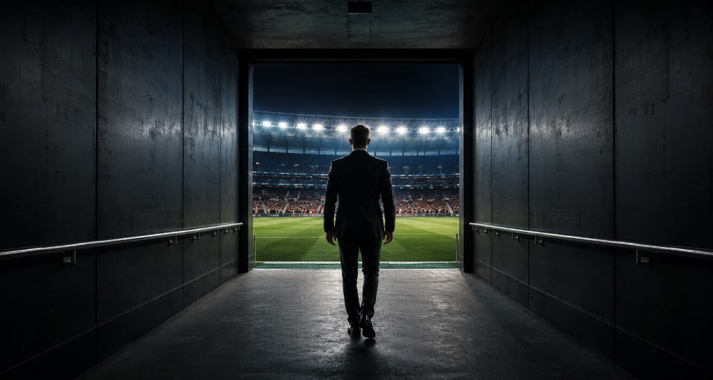 Estadio deportivo iluminado, símbolo del alto rendimiento en el deporte